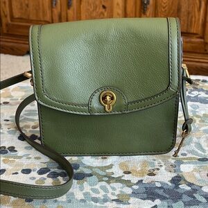 Fossil Ainsley Crossbody Bag — Olive Green